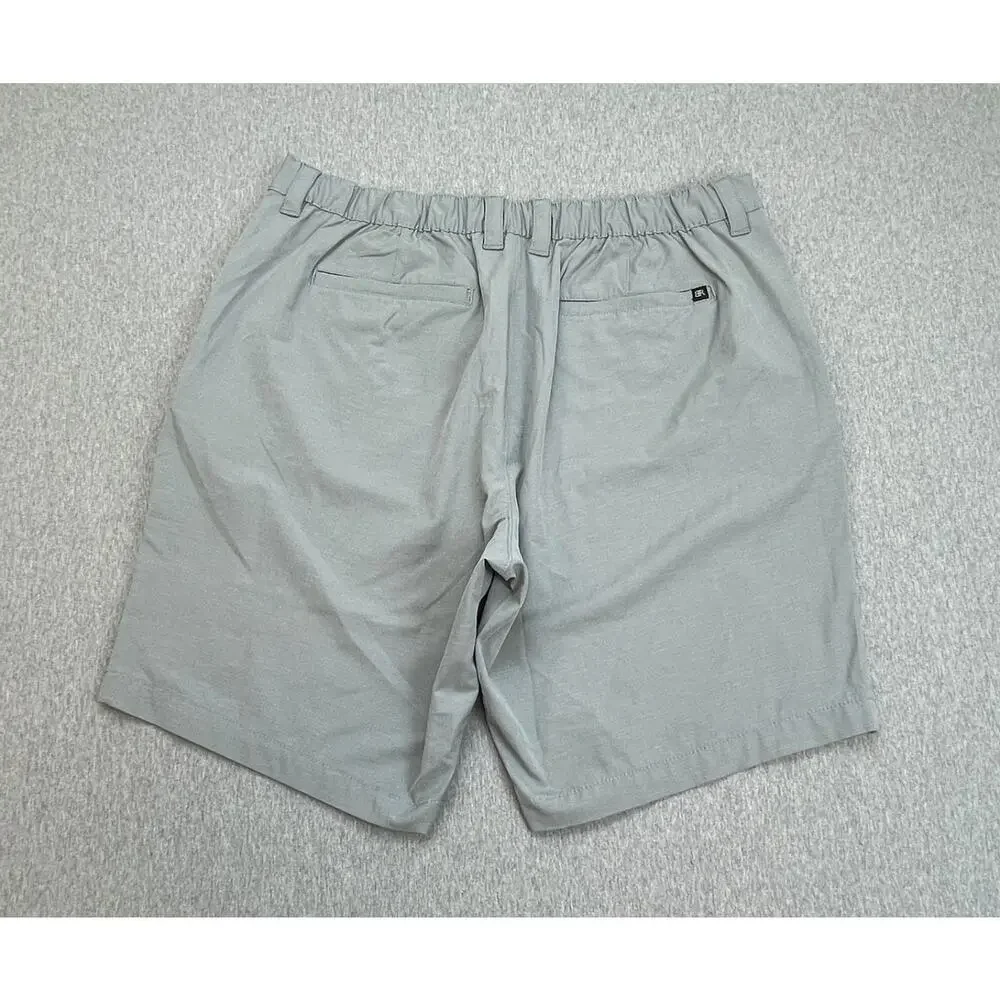 Banana Republic Short Mens 36 Gray Cotton‎ Blend Stretch Chino 10